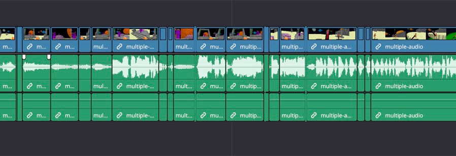 Repeated, Duplicated, or Muted audio tracks in DaVinci Resolve