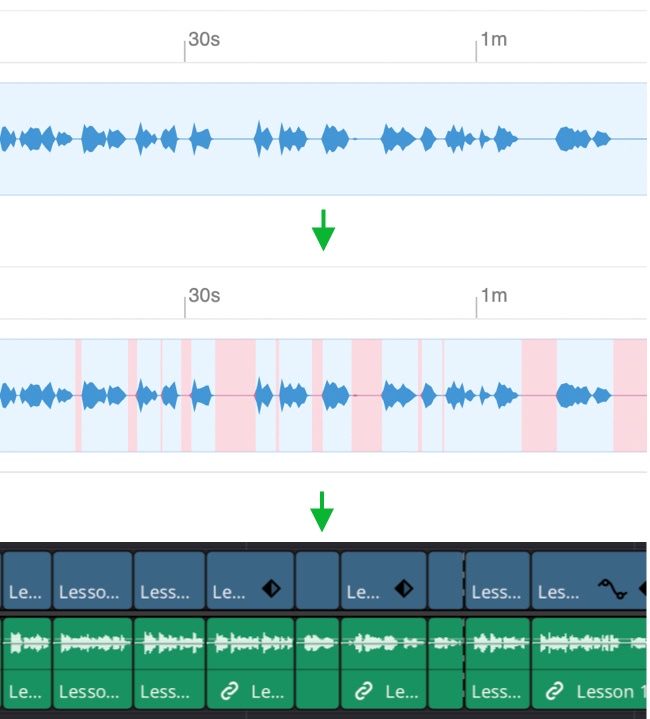 Remove silence from videos DaVinci Resolve