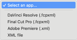 Auto delete silence for Final Cut Pro, Adobe Premiere, and DaVinci Resolve